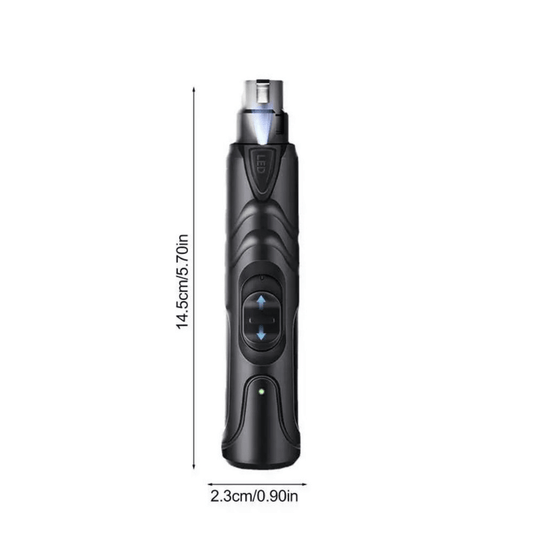 Rechargeable Lighted Dog Nail Grinder - MessyPaws