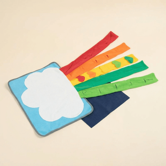 MessyPaws rainbow snuffle mat, additional product view