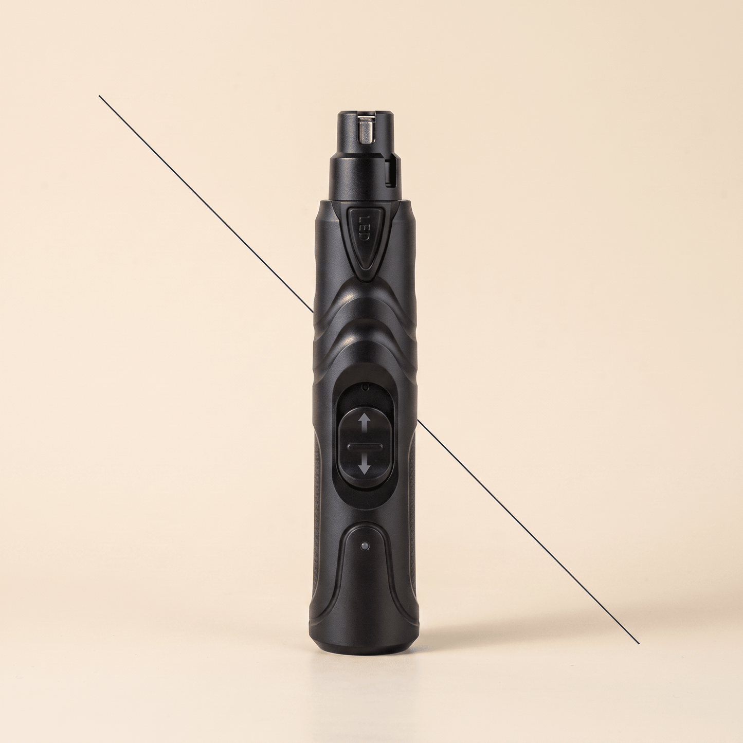 MessyPaws rechargeable pet nail grinder with LED light and two speeds