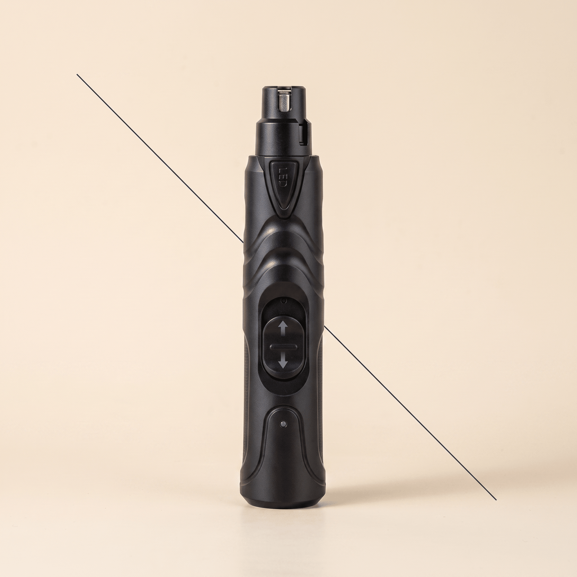 MessyPaws rechargeable pet nail grinder with LED light and two speeds