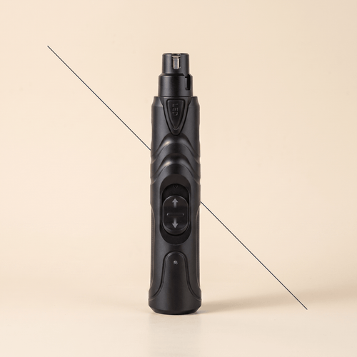 MessyPaws rechargeable pet nail grinder with LED light and two speeds